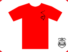 TFA KING OF HEARTS t-shirt red (M)