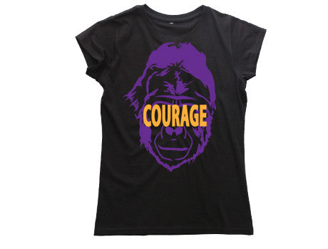 TFA Gorilla Courage (W) Black Tee