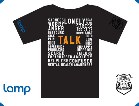 The Funk Academy & Lamp TALK IS POSITIVE (black) (KIDS ONLY)